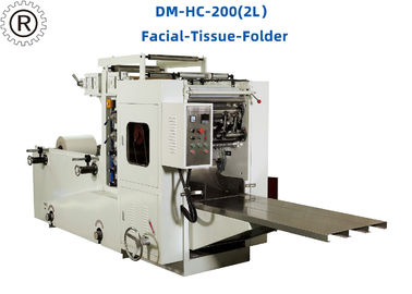 Hot Melt Glue Sealing Facial Tissue Folding Machine 10-15 Boxes / Min