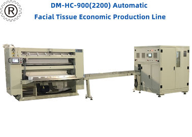 Hot Melt Glue Sealing Facial Tissue Folding Machine 10-15 Boxes / Min
