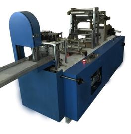1/4 Folded Napkin Production Machine With Color Printing Steel To Paper Embossing Unit