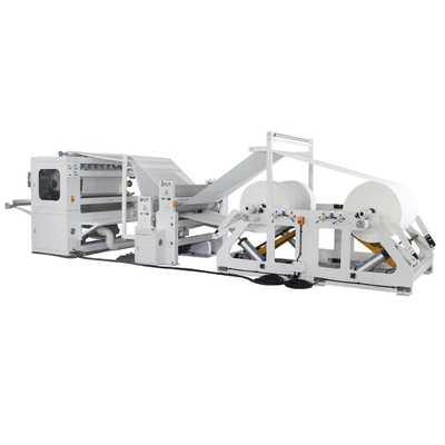 Máquina para hacer toallas de papel y tejidos faciales Máquina de plegado interplegado
