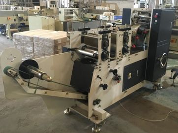 Cadena de producción del papel seda del control de motor servo equipo plegable del tejido del bolsillo