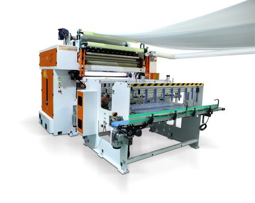 Línea de producción profesional de pañuelos faciales V FOLD para la industria del papel tisú