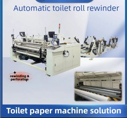 Máquina para hacer papel higiénico Máquina manual pequeña y fácil con unidad de relieve opcional
