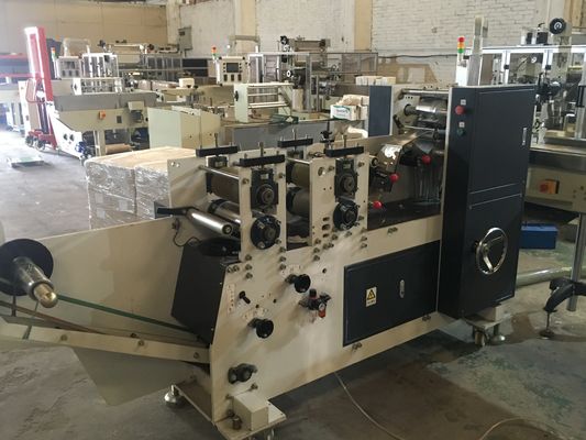 Sola línea máquina plegable del tejido del bolsillo con el amontonamiento del sistema 380V