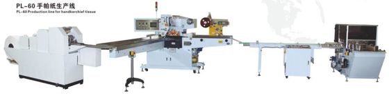 Hanker la línea de Mini Pocket Tissue Paper Production del jefe completamente automática