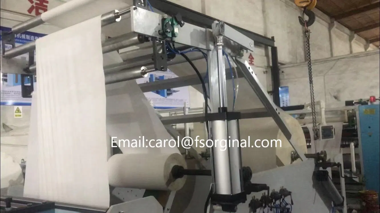 1 a 3 capas de papel para la cena, servilletas 1/8 plegadas, máquinas de producción 3