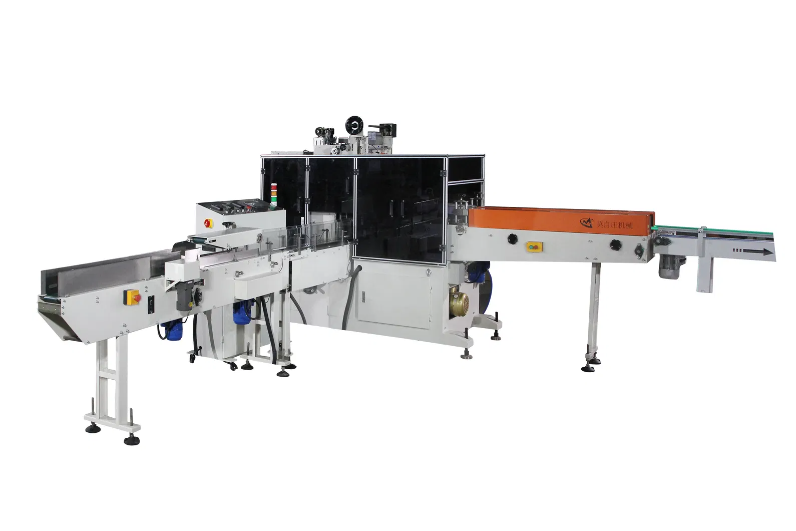 Máquina para fabricar pañuelos faciales en V, máquina de corte con sierra, línea de producción semiautomática 5