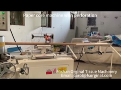 Base de papel que hace la máquina con la perforación