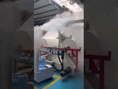 Línea de producción de tejido facial de tira inferior / línea de producción de tejido facial de pliegue v con transferencia automática